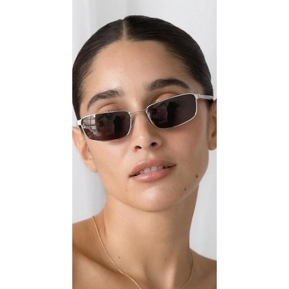 NEW VELVET CANYON women\'s the hedonist sunglasses in silver main image 5